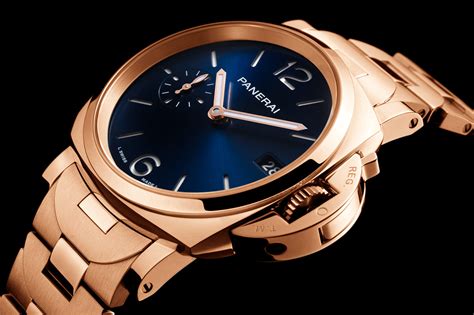 relogios panerai gold|panerai luminor due.